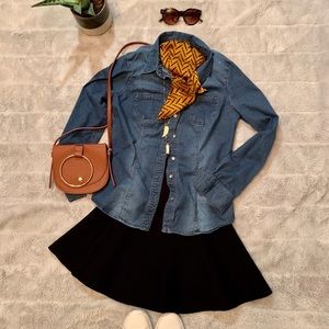 Guess Slim Fit Distressed Jean Shirt